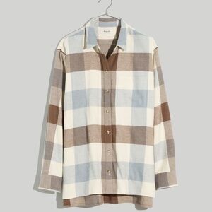 Madewell Flannel Hartfield Shirt Buffalo Check Button Down